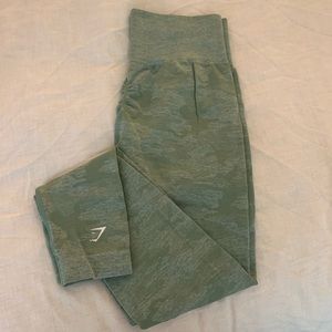 Gently worn Gymshark Camo Leggings